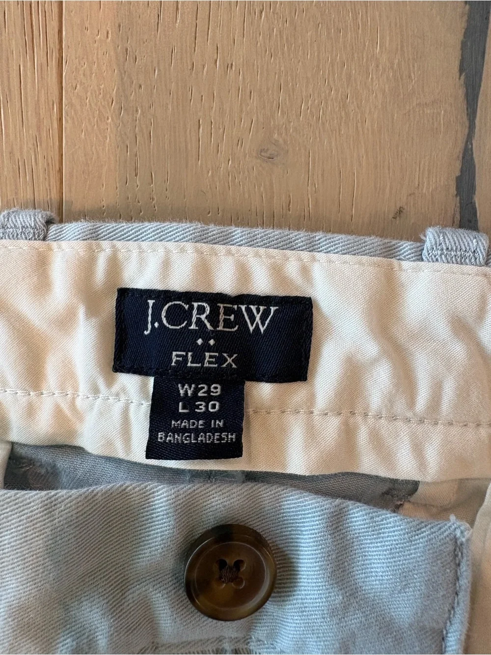 J Crew men’s chinos slim pants light blue 29 x 30